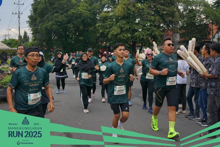 Race photo from Mangkunegaran Run 2025