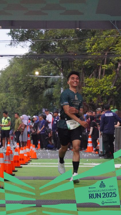 Race photo from Mangkunegaran Run 2025