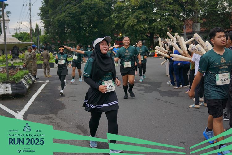 Race photo from Mangkunegaran Run 2025