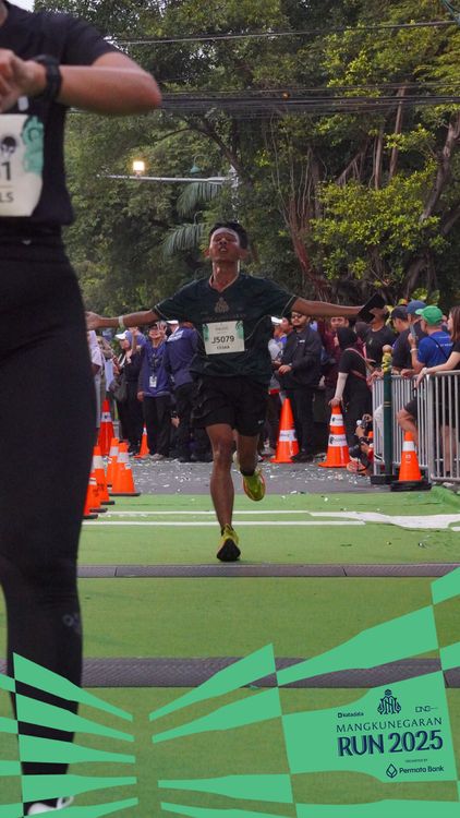 Race photo from Mangkunegaran Run 2025