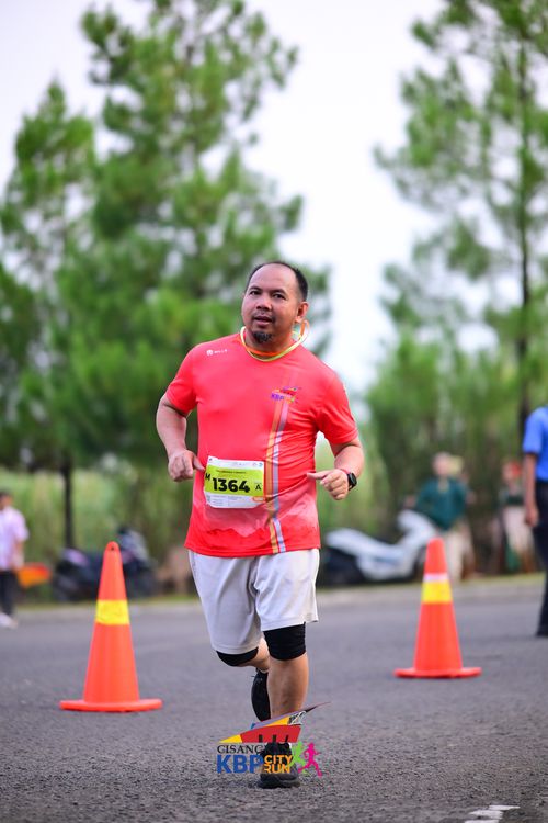Race photo from CISANGKAN KBP CITY RUN 2025