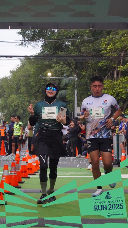Race photo from Mangkunegaran Run 2025