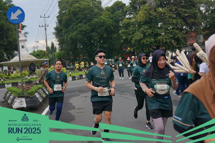 Race photo from Mangkunegaran Run 2025