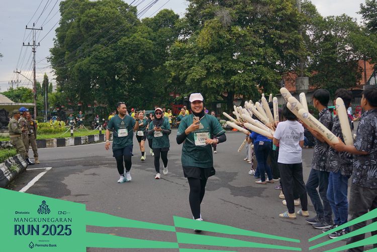 Race photo from Mangkunegaran Run 2025