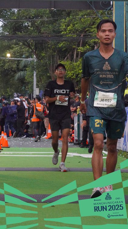 Race photo from Mangkunegaran Run 2025