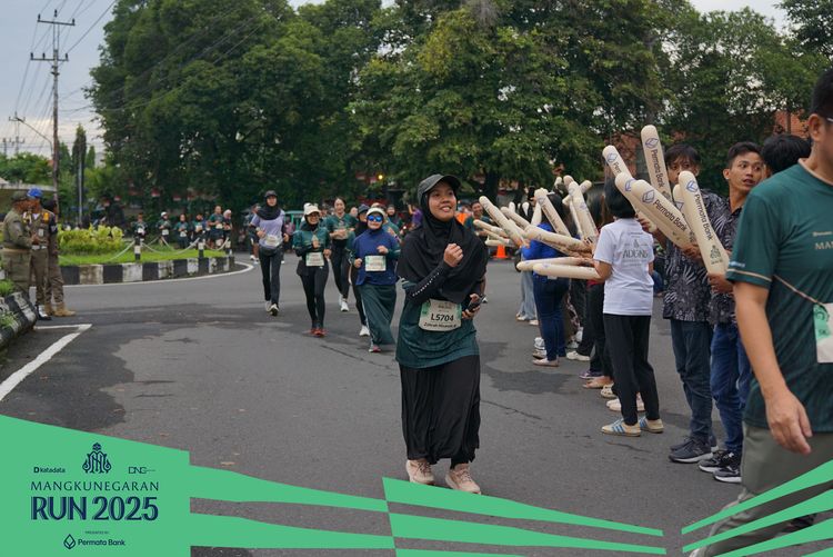 Race photo from Mangkunegaran Run 2025
