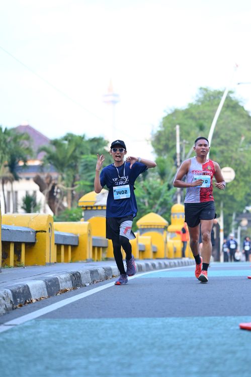 Race photo from KEMLU RUN 2025