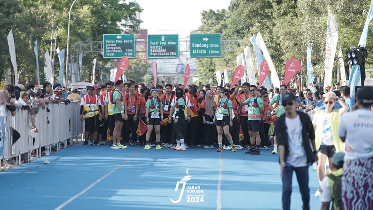 Race photo from Jabar Run 10K 2024