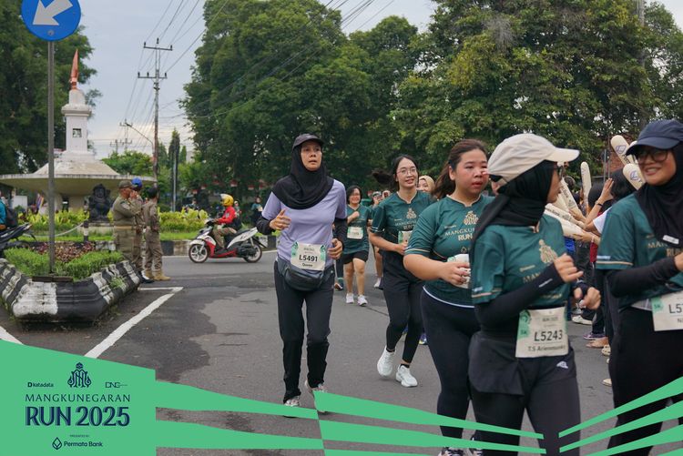 Race photo from Mangkunegaran Run 2025