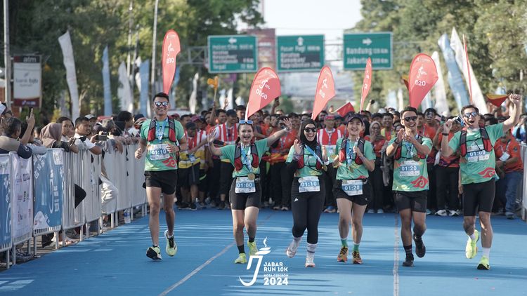 Race photo from Jabar Run 10K 2024