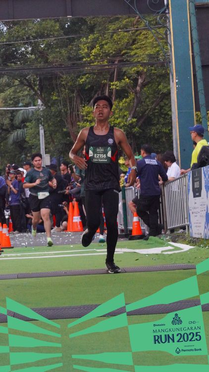 Race photo from Mangkunegaran Run 2025