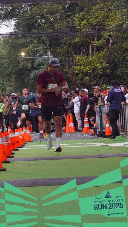 Race photo from Mangkunegaran Run 2025