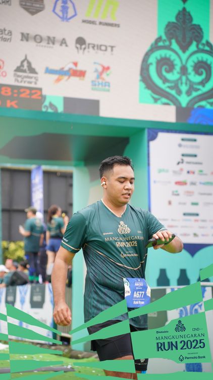 Race photo from Mangkunegaran Run 2025
