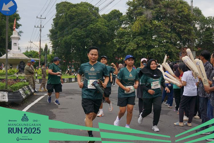 Race photo from Mangkunegaran Run 2025