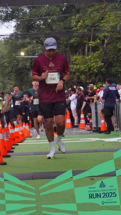 Race photo from Mangkunegaran Run 2025