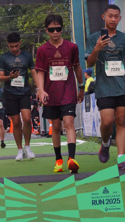 Race photo from Mangkunegaran Run 2025