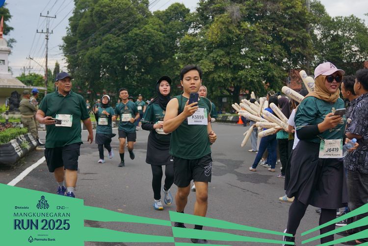 Race photo from Mangkunegaran Run 2025