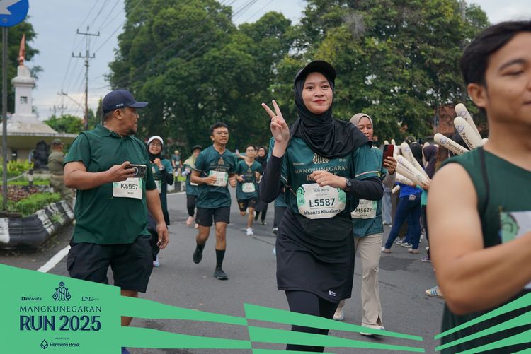 Race photo from Mangkunegaran Run 2025