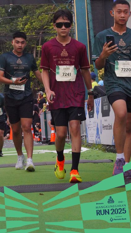 Race photo from Mangkunegaran Run 2025