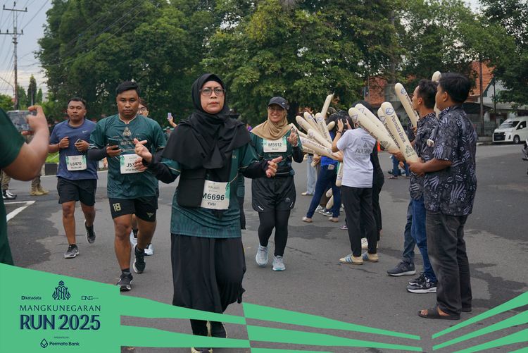 Race photo from Mangkunegaran Run 2025