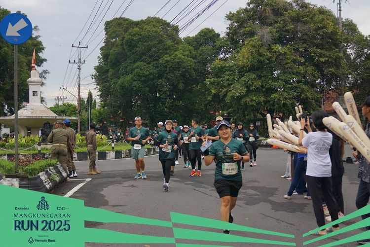 Race photo from Mangkunegaran Run 2025