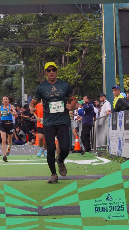 Race photo from Mangkunegaran Run 2025
