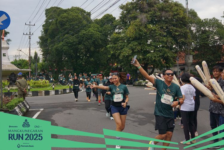 Race photo from Mangkunegaran Run 2025