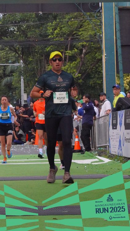 Race photo from Mangkunegaran Run 2025