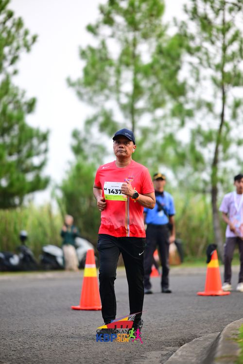 Race photo from CISANGKAN KBP CITY RUN 2025