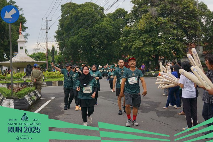 Race photo from Mangkunegaran Run 2025