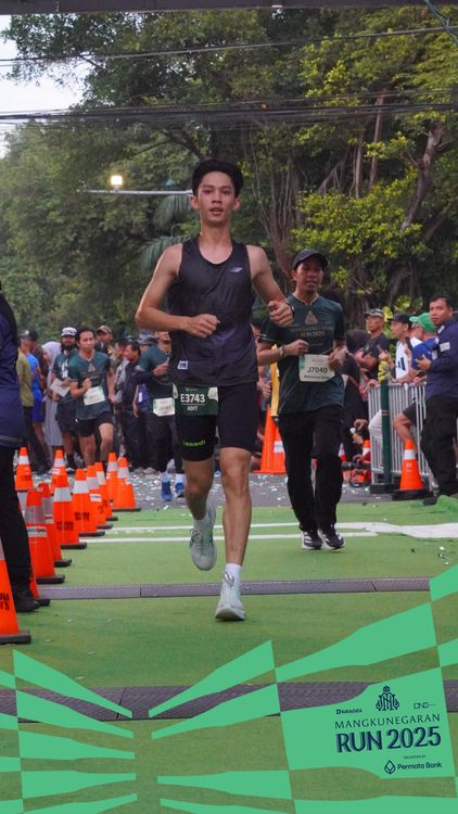Race photo from Mangkunegaran Run 2025
