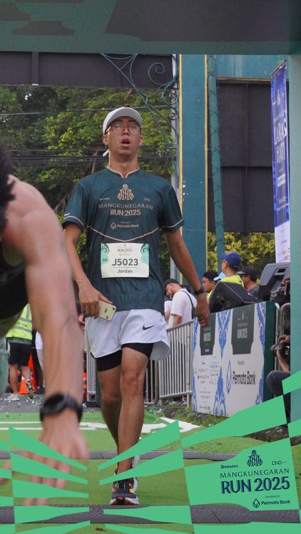 Race photo from Mangkunegaran Run 2025