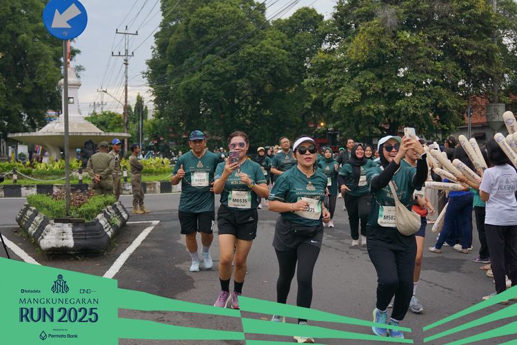 Race photo from Mangkunegaran Run 2025
