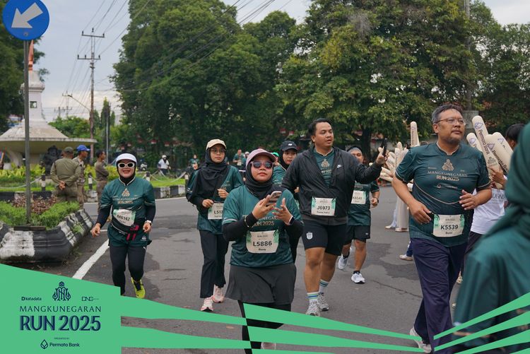 Race photo from Mangkunegaran Run 2025