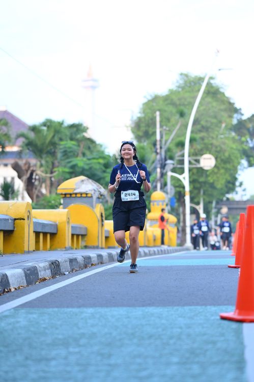 Race photo from KEMLU RUN 2025