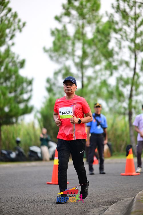Race photo from CISANGKAN KBP CITY RUN 2025