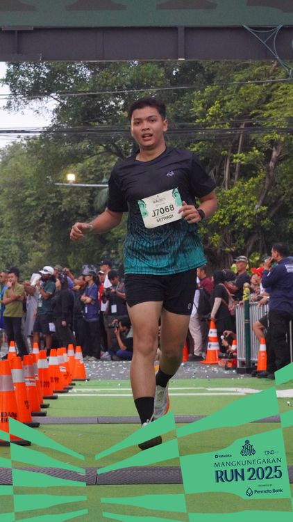 Race photo from Mangkunegaran Run 2025