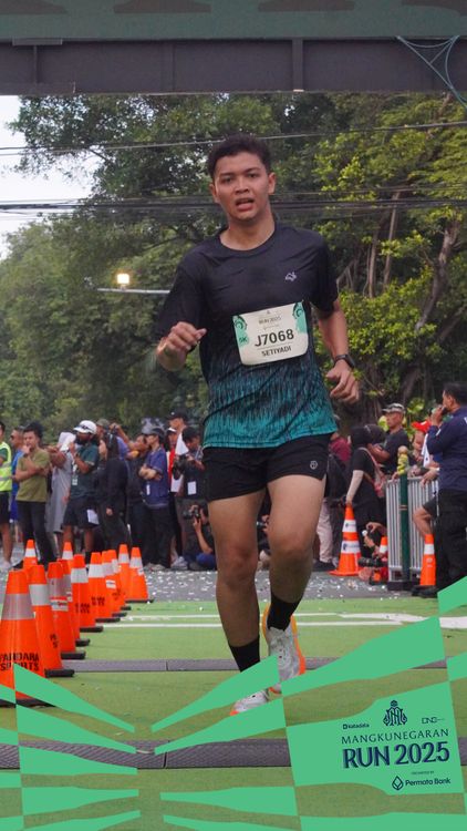 Race photo from Mangkunegaran Run 2025