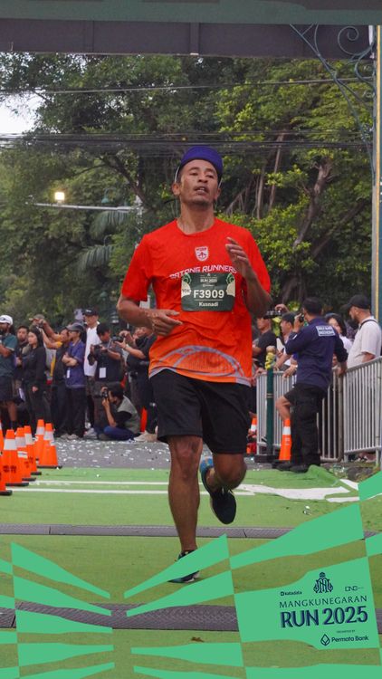 Race photo from Mangkunegaran Run 2025