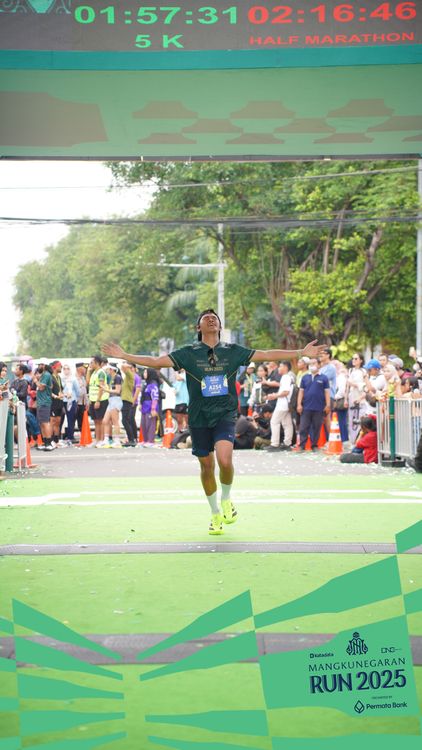 Race photo from Mangkunegaran Run 2025