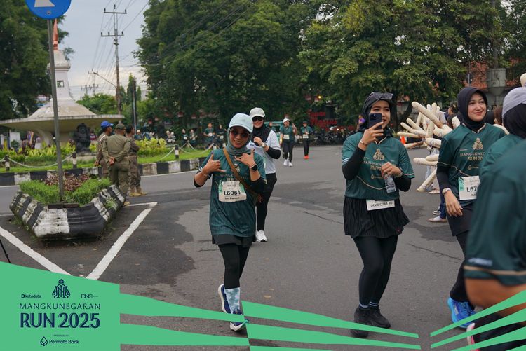 Race photo from Mangkunegaran Run 2025