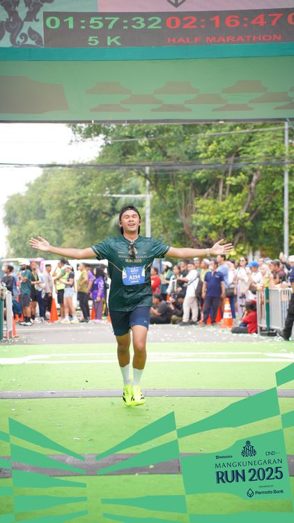 Race photo from Mangkunegaran Run 2025