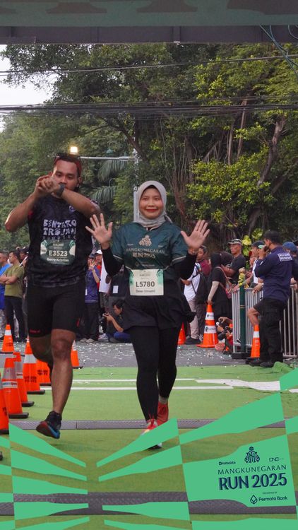Race photo from Mangkunegaran Run 2025