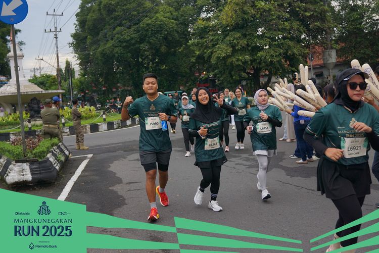 Race photo from Mangkunegaran Run 2025