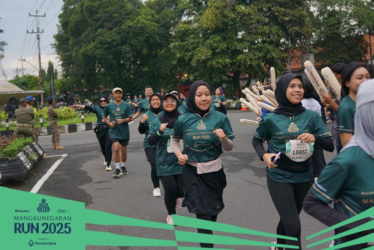 Race photo from Mangkunegaran Run 2025