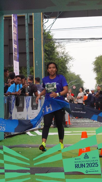 Race photo from Mangkunegaran Run 2025
