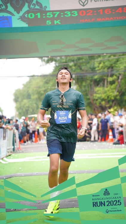 Race photo from Mangkunegaran Run 2025