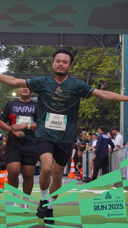 Race photo from Mangkunegaran Run 2025