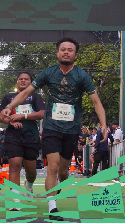 Race photo from Mangkunegaran Run 2025