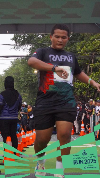 Race photo from Mangkunegaran Run 2025